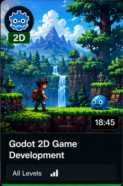 Godot 2D Game Development — 18:45 — All Levels